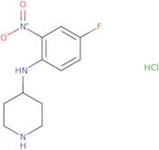 N-(4-Fluoro-2-nitrophenyl)piperidin-4-amine hydrochloride