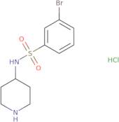 3-Bromo-N-(piperidin-4-yl)benzenesulfonamide hydrochloride