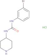 1-(3-Bromophenyl)-3-(piperidin-4-yl)ureahydrochloride