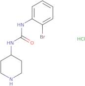 1-(2-Bromophenyl)-3-(piperidin-4-yl)ureahydrochloride