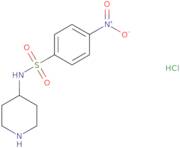 4-Nitro-N-(piperidin-4-yl)benzene-1-sulfonamide