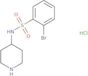 2-Bromo-N-(piperidin-4-yl)benzenesulfonamide hydrochloride