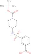 3-[1-(tert-Butoxycarbonyl)piperidin-4-ylaminosulfonyl]benzoic acid