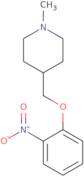 1-Methyl-4-[(2-nitrophenoxy)methyl]piperidine