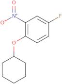 1-(Cyclohexyloxy)-4-fluoro-2-nitrobenzen