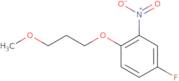 4-Fluoro-1-(3-methoxypropoxy)-2-nitrobenzene