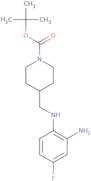 tert-Butyl 4-[(2-amino-4-fluorophenylamino)methyl]piperidine-1-carboxylate