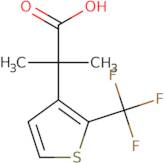 2-Methyl-2-[2-(trifluoromethyl)thiophen-3-yl]propanoic acid