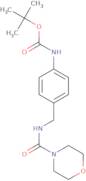 (4-([(Morpholine-4-carbonyl)-amino]-methyl)-phenyl)-carbamic acid tert-butyl ester