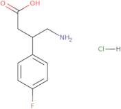 4-Amino-3-(4-fluorophenyl)butyric acid hydrochloride