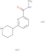 N-Methyl-6-piperidin-3-ylpyridine-2-carboxamide dihydrochloride