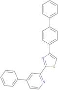 4-(4-Biphenylyl)-2-(4-phenyl-2-pyridyl)thiazole