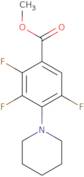 Methyl 2,3,5-trifluoro-4-piperidin-1-ylbenzoate