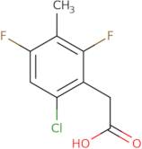 6-Chloro-2,4-difluoro-3-methylphenylacetic acid