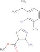 Methyl 4-amino-2-[(2-isopropyl-6-methylphenyl)amino]-1,3-thiazole-5-carboxylate