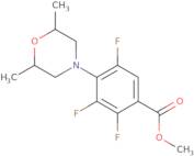 Methyl 4-(2,6-dimethylmorpholin-4-yl)-2,3,5-trifluorobenzoate