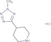 4-(2-Methyl-2H-1,2,3,4-tetrazol-5-yl)piperidine hydrochloride