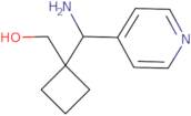 {1-[Amino(pyridin-4-yl)methyl]cyclobutyl}methanol