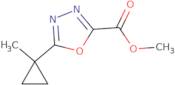 Methyl 5-(1-methylcyclopropyl)-1,3,4-oxadiazole-2-carboxylate