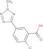 2-Chloro-5-(2-methyl-2H-1,2,3,4-tetrazol-5-yl)benzoic acid