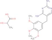 5-(3,4,5-Trimethoxybenzyl)pyrimidine-2,4-diamine 2-hydroxypropanoate