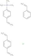 1,4-diethenylbenzene 4-ethenyl-N,N,N-trimethylanilinium ethenylbenzene chloride
