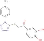 1-(3,4-Dihydroxyphenyl)-2-{[1-(4-methylphenyl)-1H-1,2,3,4-tetrazol-5-yl]sulfanyl}ethan-1-one