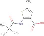 2-[(2,2-Dimethylpropanoyl)amino]-5-methyl-3-thiophenecarboxylic acid