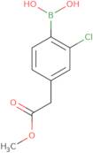 [2-Chloro-4-(2-methoxy-2-oxoethyl)phenyl]boronic acid