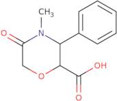4-Methyl-5-oxo-3-phenylmorpholine-2-carboxylic acid