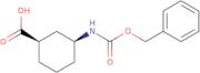 (1R,3S)-3-(Carbobenzoxyamino)cyclohexanecarboxylic Acid