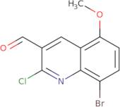 8-Bromo-2-chloro-5-methoxyquinoline-3-carbaldehyde