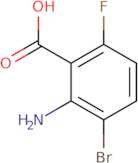 2-Amino-3-bromo-6-fluorobenzoic acid