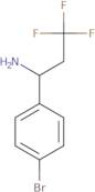 (1S)-1-(4-Bromophenyl)-3,3,3-trifluoropropan-1-amine