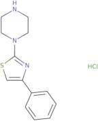 4-Phenyl-2-piperazin-1-yl-1,3-thiazole hydrochloride