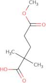 5-Methoxy-2,2-dimethyl-5-oxopentanoic acid