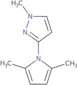 3-(2,5-Dimethyl-1H-pyrrol-1-yl)-1-methyl-1H-pyrazole