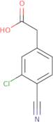 2-(3-chloro-4-cyanophenyl)acetic acid
