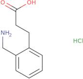 3-[2-(Aminomethyl)phenyl]propanoic acid hydrochloride