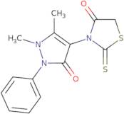 3-(1,5-Dimethyl-3-oxo-2-phenyl-2,3-dihydro-1H-pyrazol-4-yl)-2-thioxo-1,3-thiazolidin-4-one