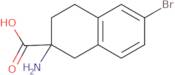 2-Amino-6-bromo-1,2,3,4-tetrahydronaphthalene-2-carboxylic acid