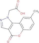 2-{8-Methyl-4-oxo-1H,4H-chromeno[4,3-c]pyrazol-1-yl}acetic acid