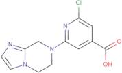 2-Chloro-6-{5H,6H,7H,8H-imidazo[1,2-a]pyrazin-7-yl}pyridine-4-carboxylic acid