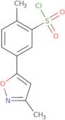 2-Methyl-5-(3-methyl-5-isoxazolyl)benzenesulfonyl chloride
