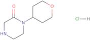 1-(Tetrahydro-2H-pyran-4-yl)-2-piperazinone hydrochloride