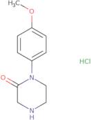 1-(4-Methoxyphenyl)piperazin-2-one hydrochloride