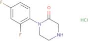 1-(2,4-Difluorophenyl)piperazin-2-one hydrochloride