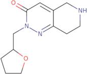 2-(Oxolan-2-ylmethyl)-2H,3H,5H,6H,7H,8H-pyrido[4,3-c]pyridazin-3-one