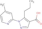 1-(4-Methylpyridin-2-yl)-5-propyl-1H-pyrazole-4-carboxylic acid