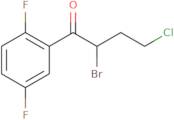 2-Bromo-4-Chloro-1-(2,5-Difluorophenyl)Butan-1-One